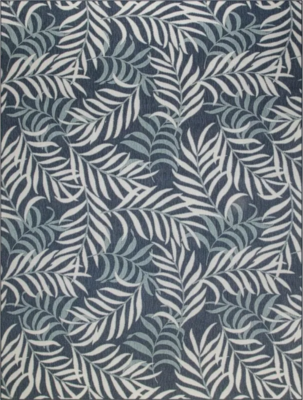Azure Canopy Navy 8' x 10' Indoor/Outdoor Rug