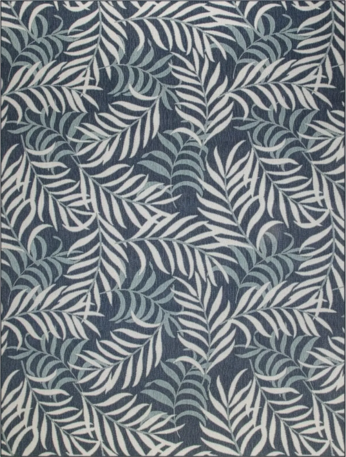 Azure Canopy Navy 8' x 10' Indoor/Outdoor Rug - Image 1