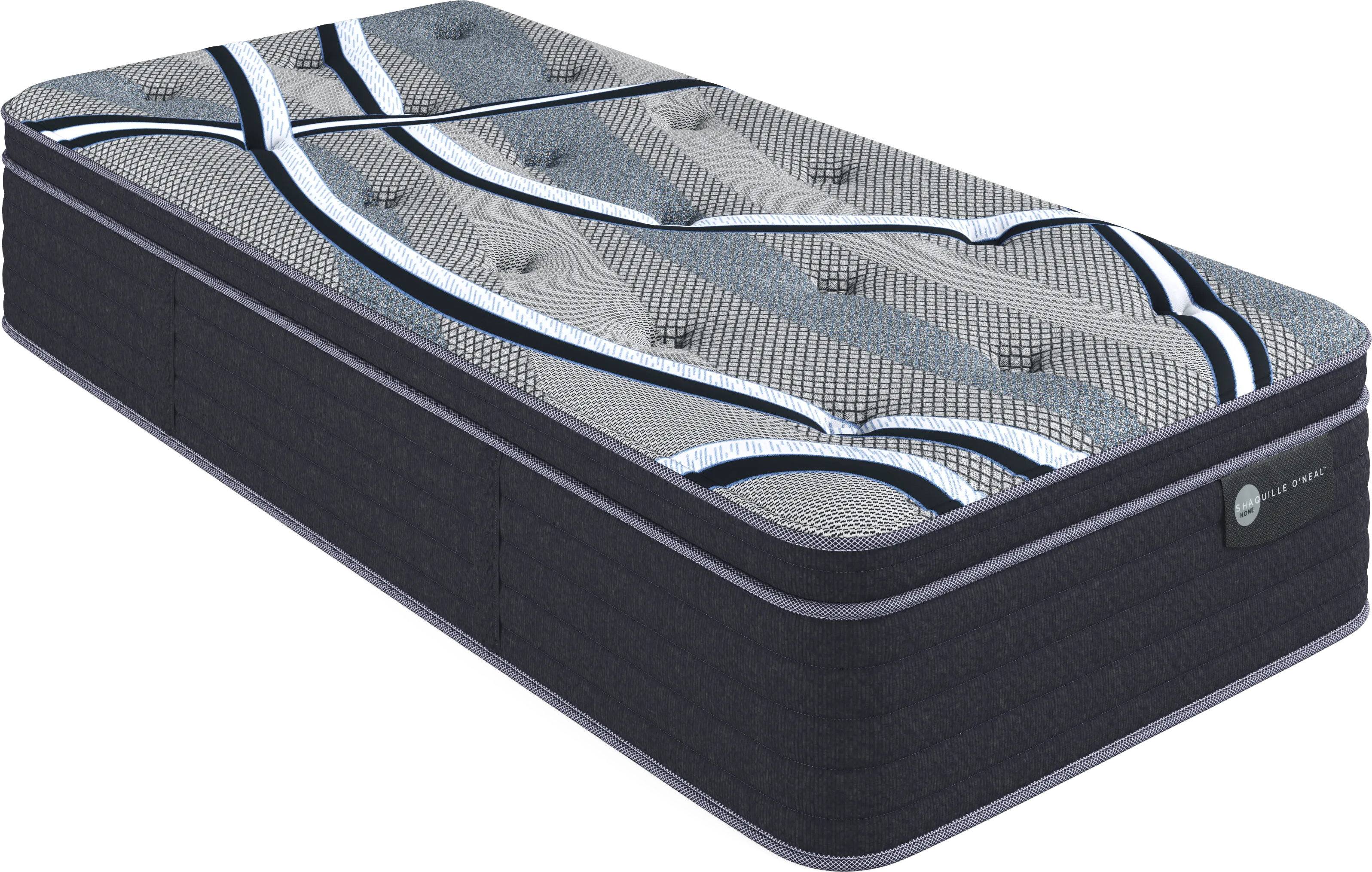 Shaquille O'Neal Home Super Euro Top Twin Xl Mattress - Thumbnail - Image 1