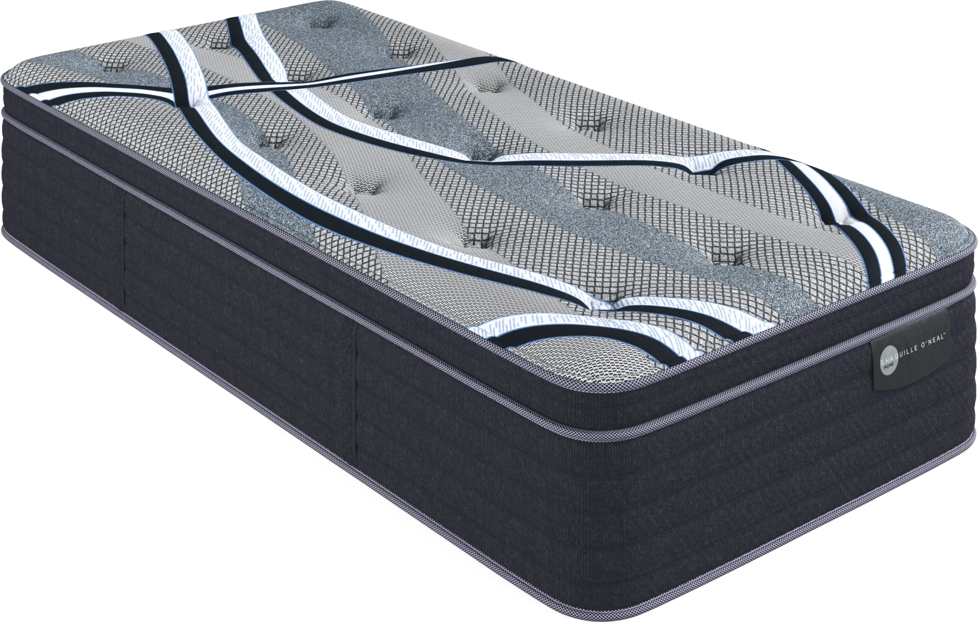 Shaquille O'Neal Home Super Euro Top Twin Xl Mattress - Image 1