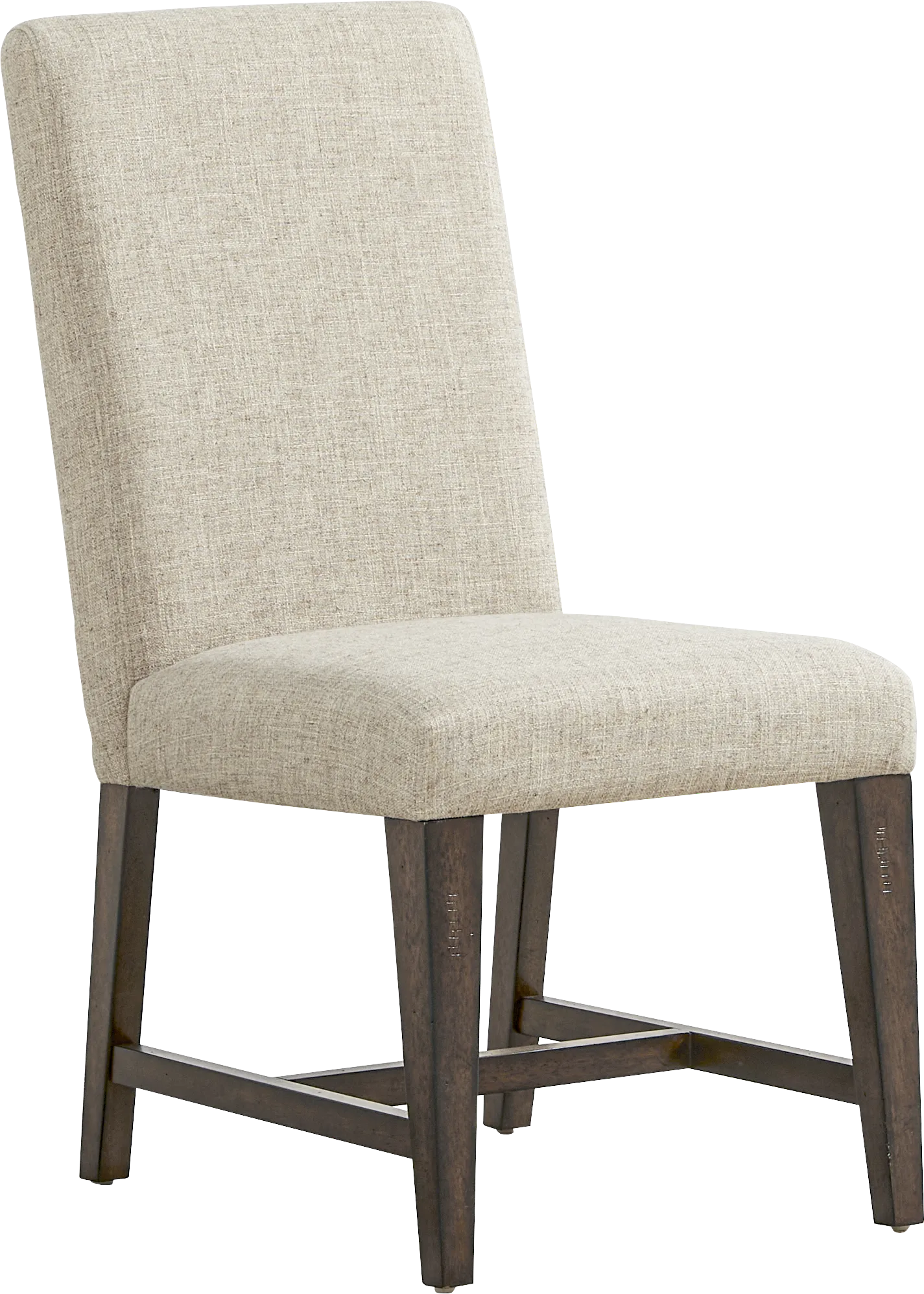 Northbrook Brown Cherry Finish Upholstered Side Chair - Image 2