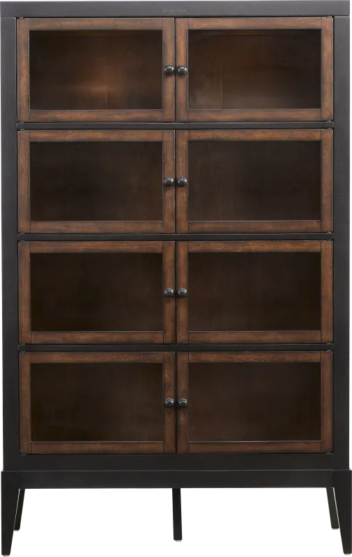 Northbrook Brown Cherry Finish Curio