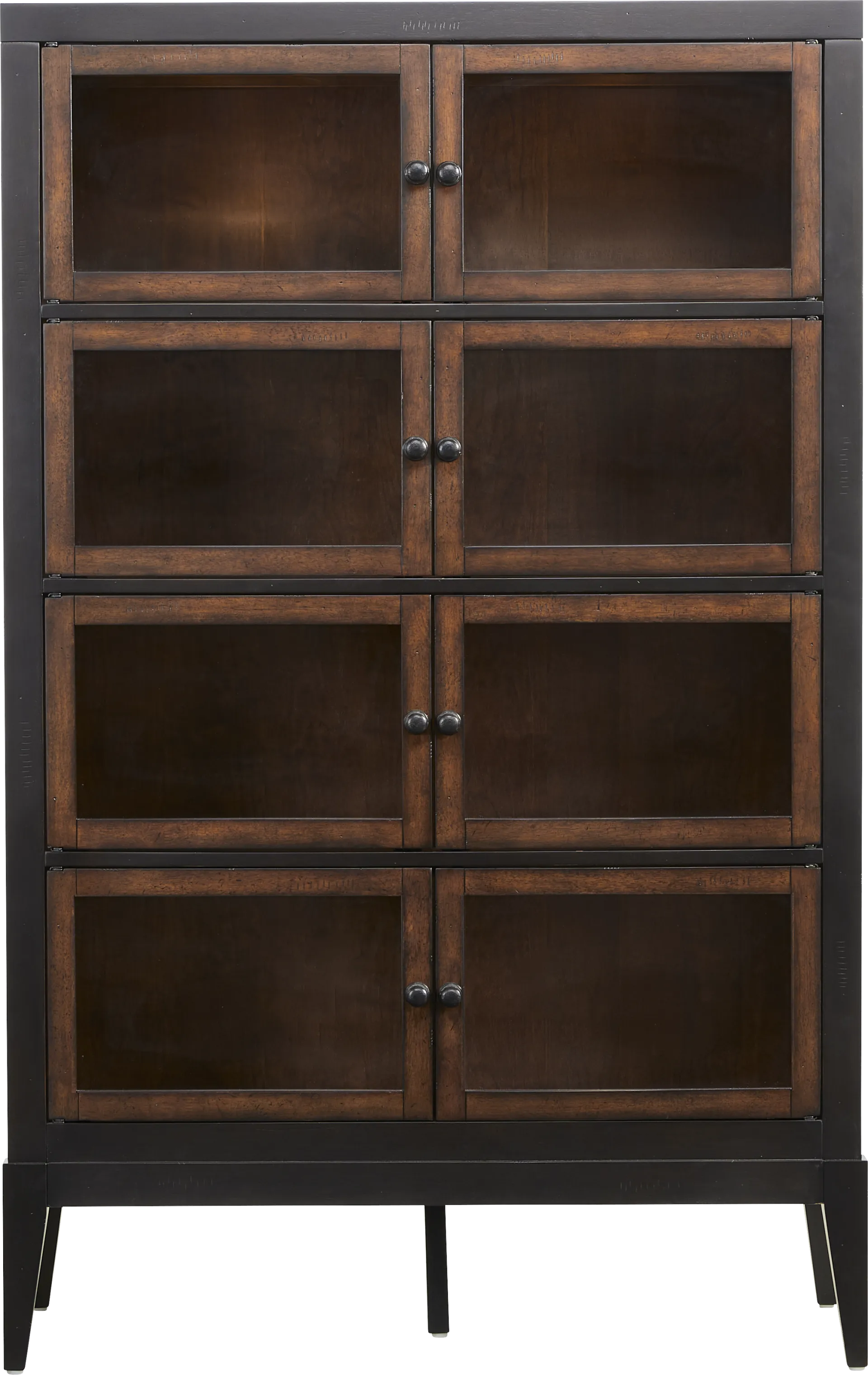 Northbrook Brown Cherry Finish Curio - Image 1