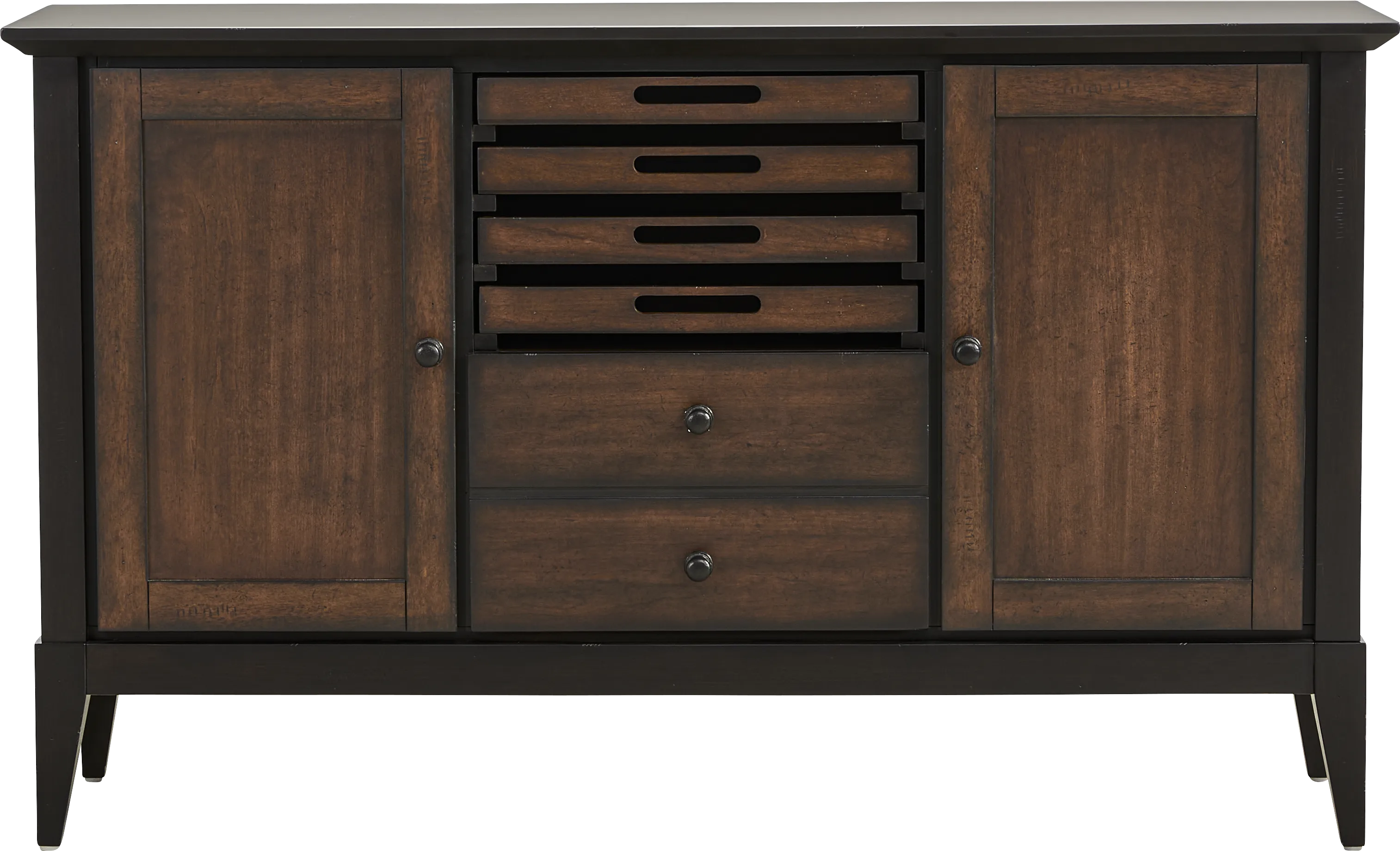 Northbrook Brown Cherry Finish Server - Thumbnail - Image 1