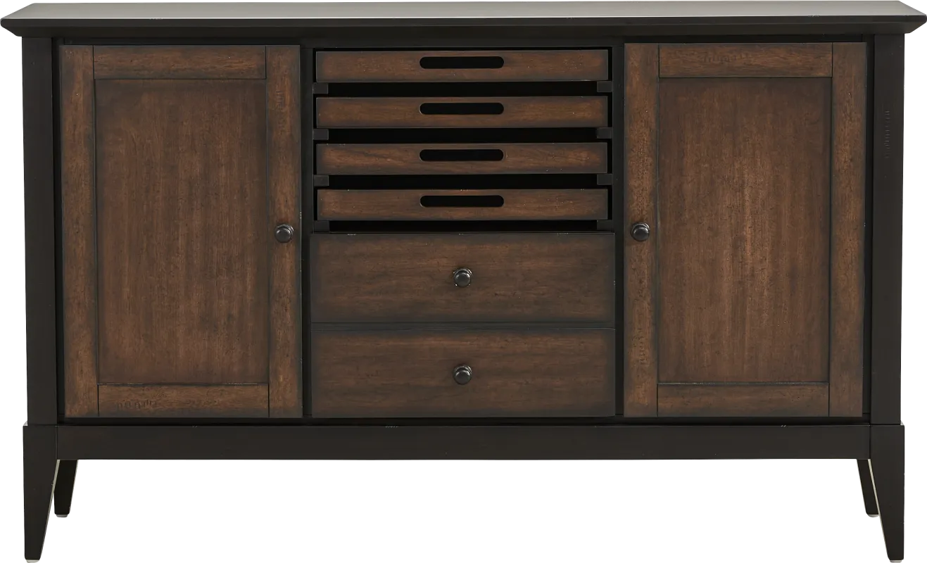Northbrook Brown Cherry Finish Server