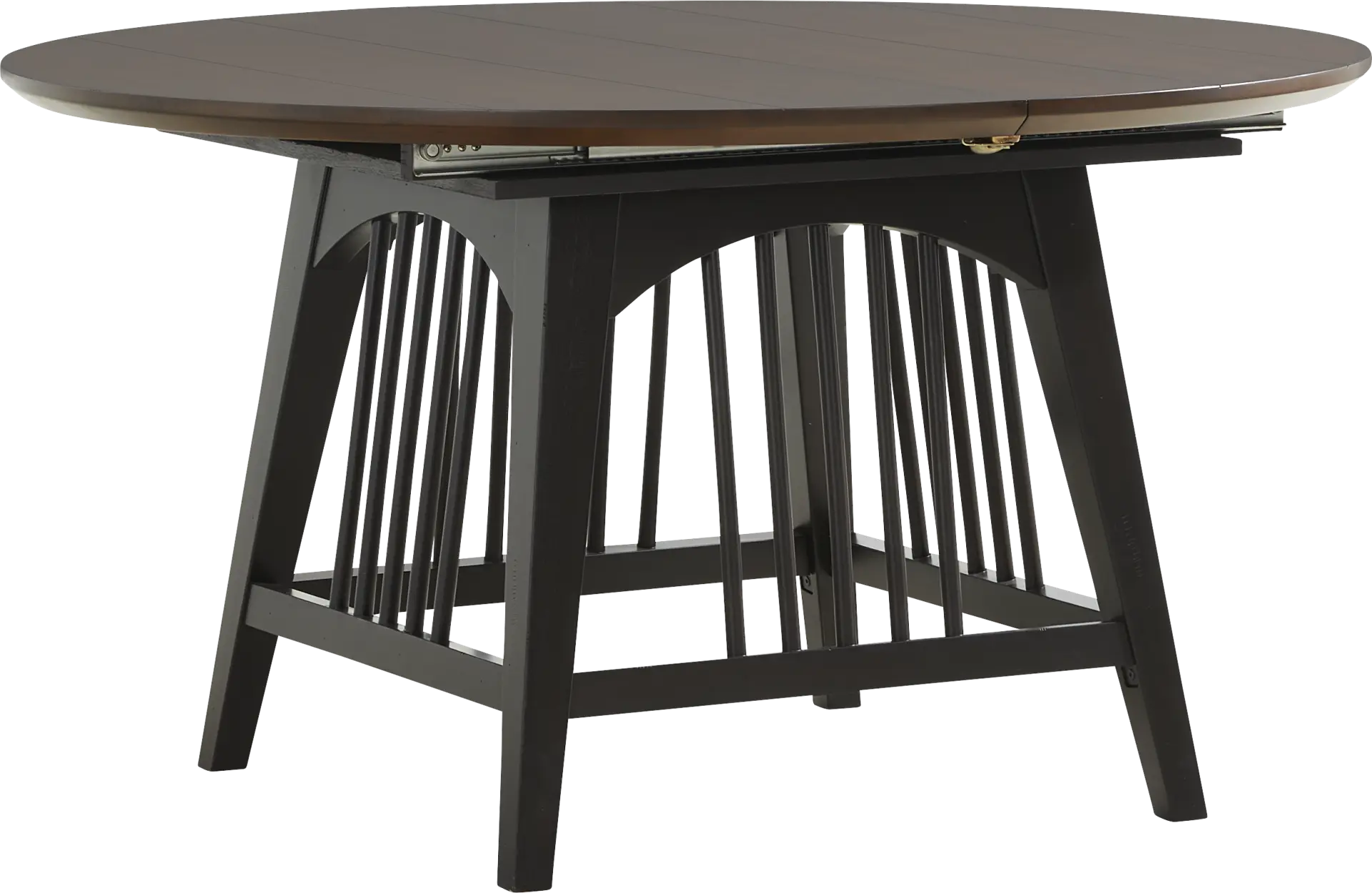 Northbrook Brown Cherry Finish Round Dining Table