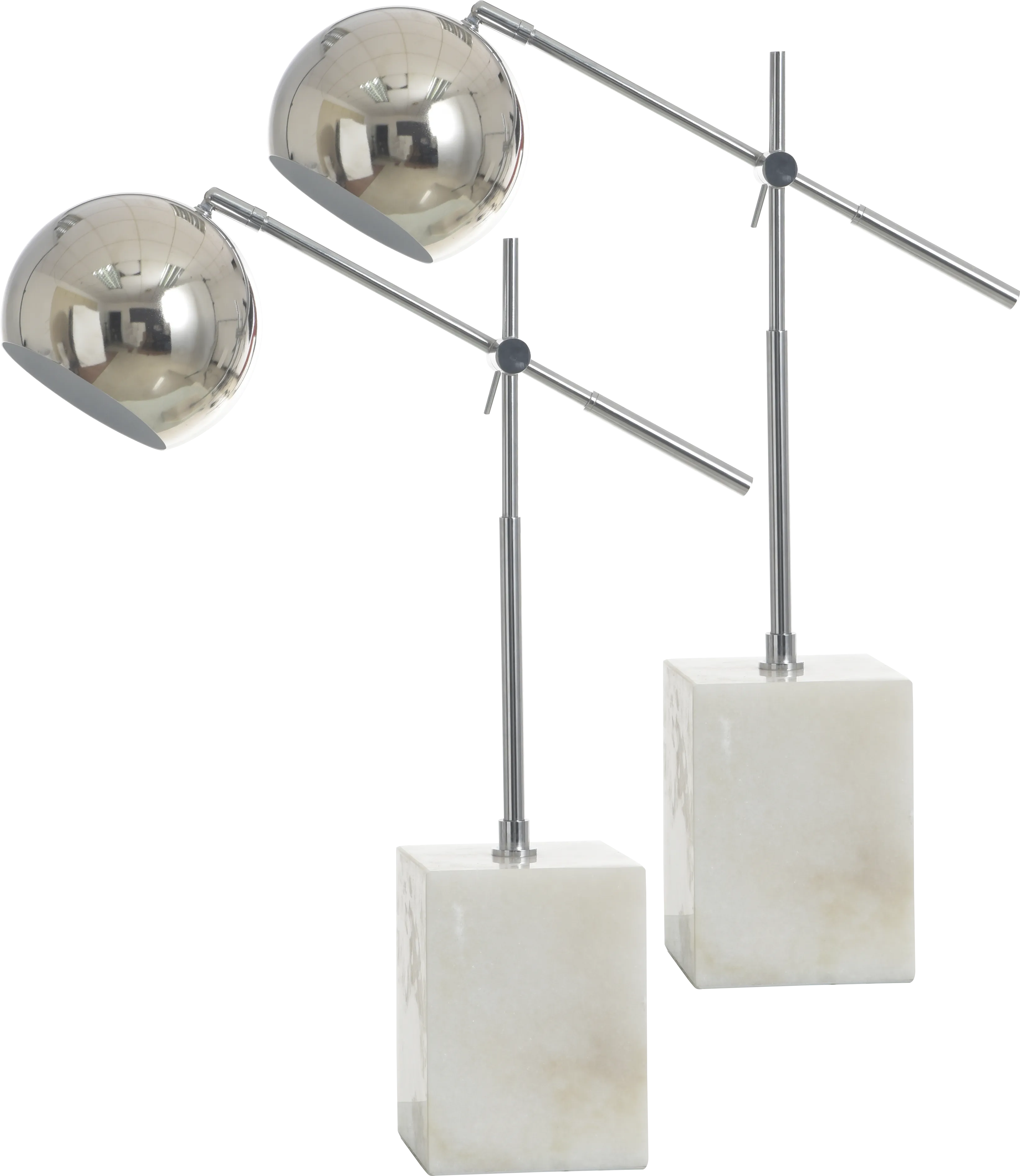Marla Creek Silver Table Lamps, Set of 2 - Thumbnail - Image 1