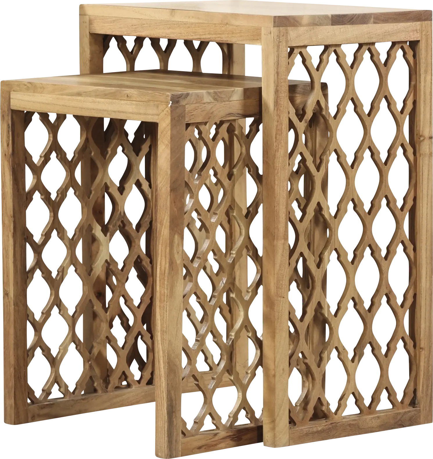 Holki Brown Accent Table, Set of 2