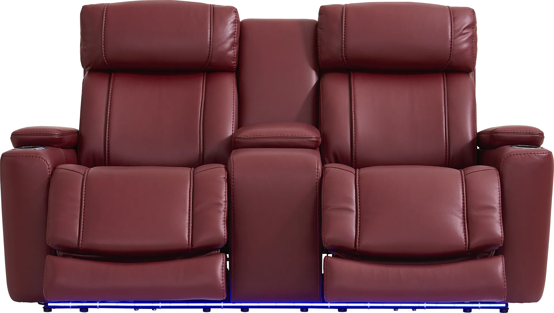 Haven Point Red 2 Pc Dual Power Reclining Living Room - Image 10