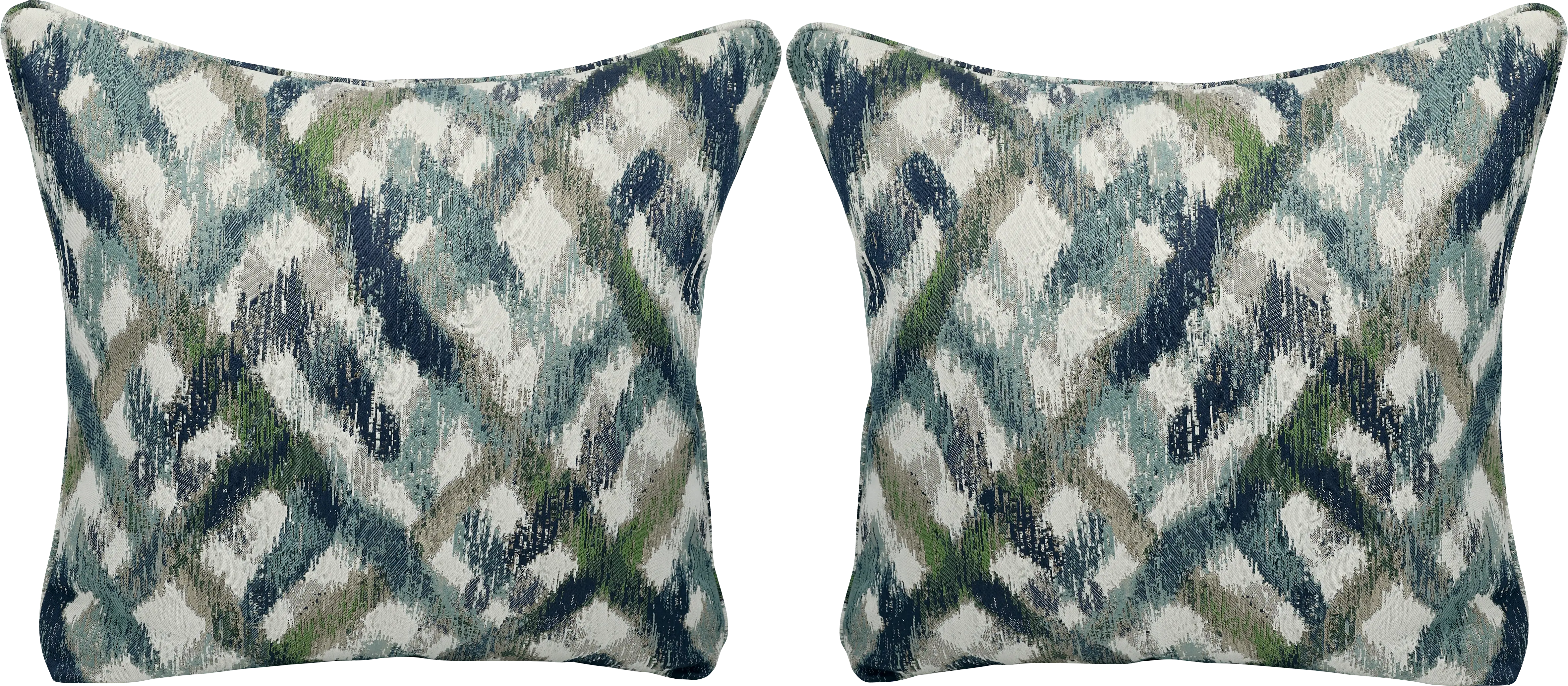 Color Splash Sapphire Accent Pillows (Set of 2) - Thumbnail - Image 1