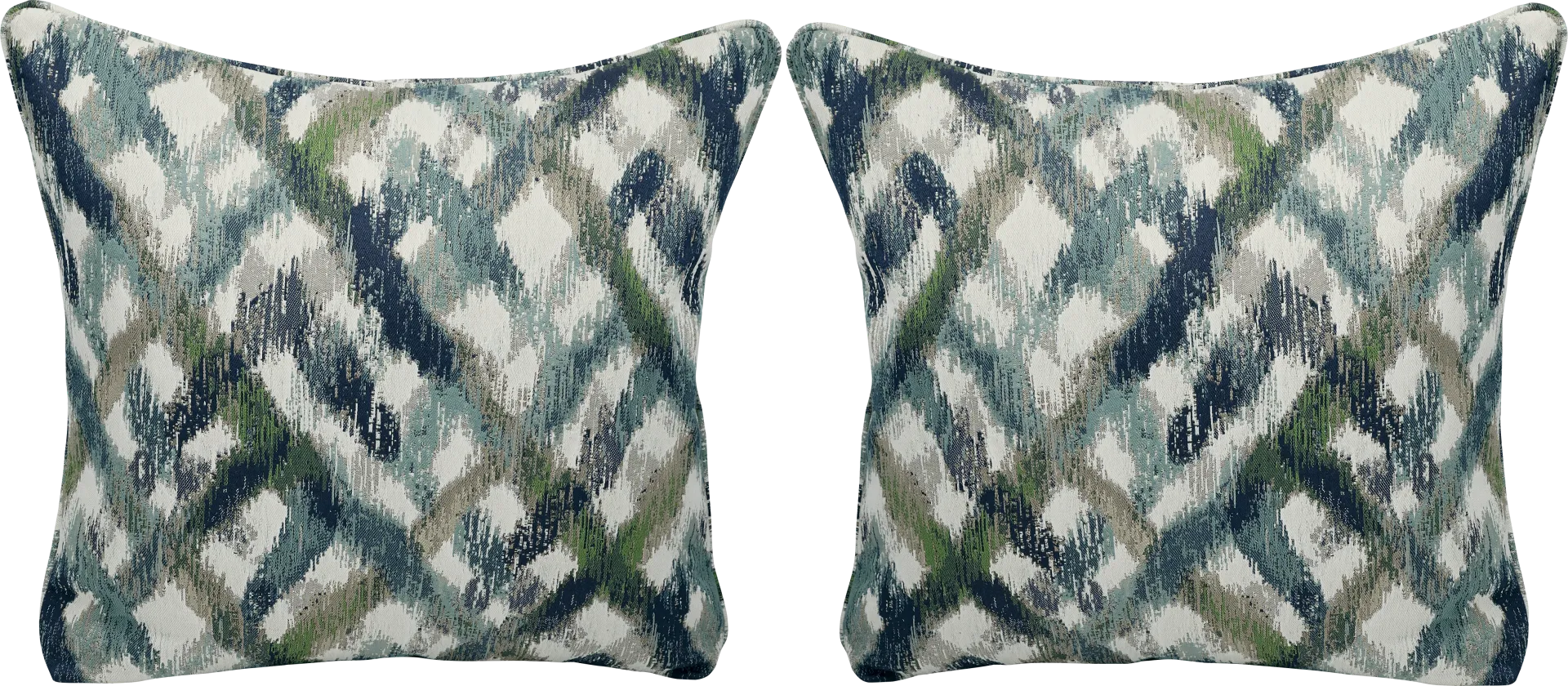 Color Splash Sapphire Accent Pillows (Set of 2) - Image 1