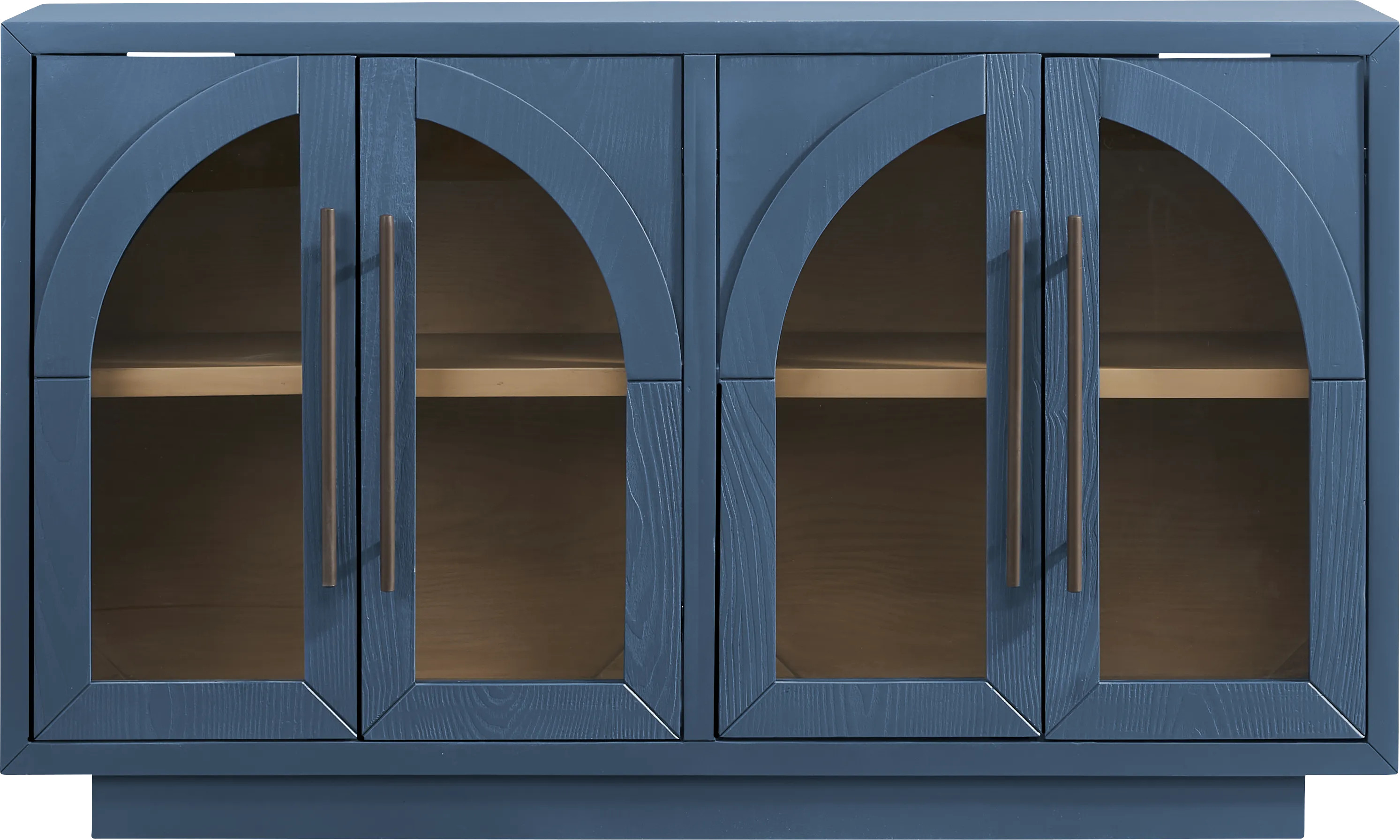 King's Road Navy Four Door Credenza - Thumbnail - Image 1