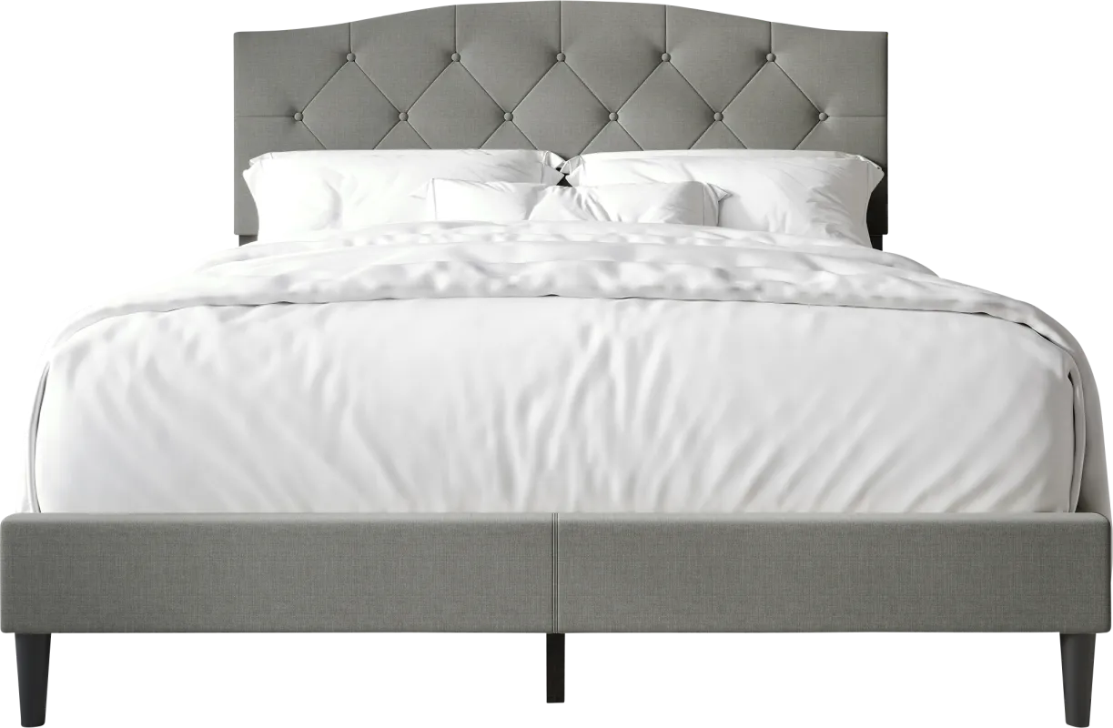 Sprucerow Light Gray Full Bed