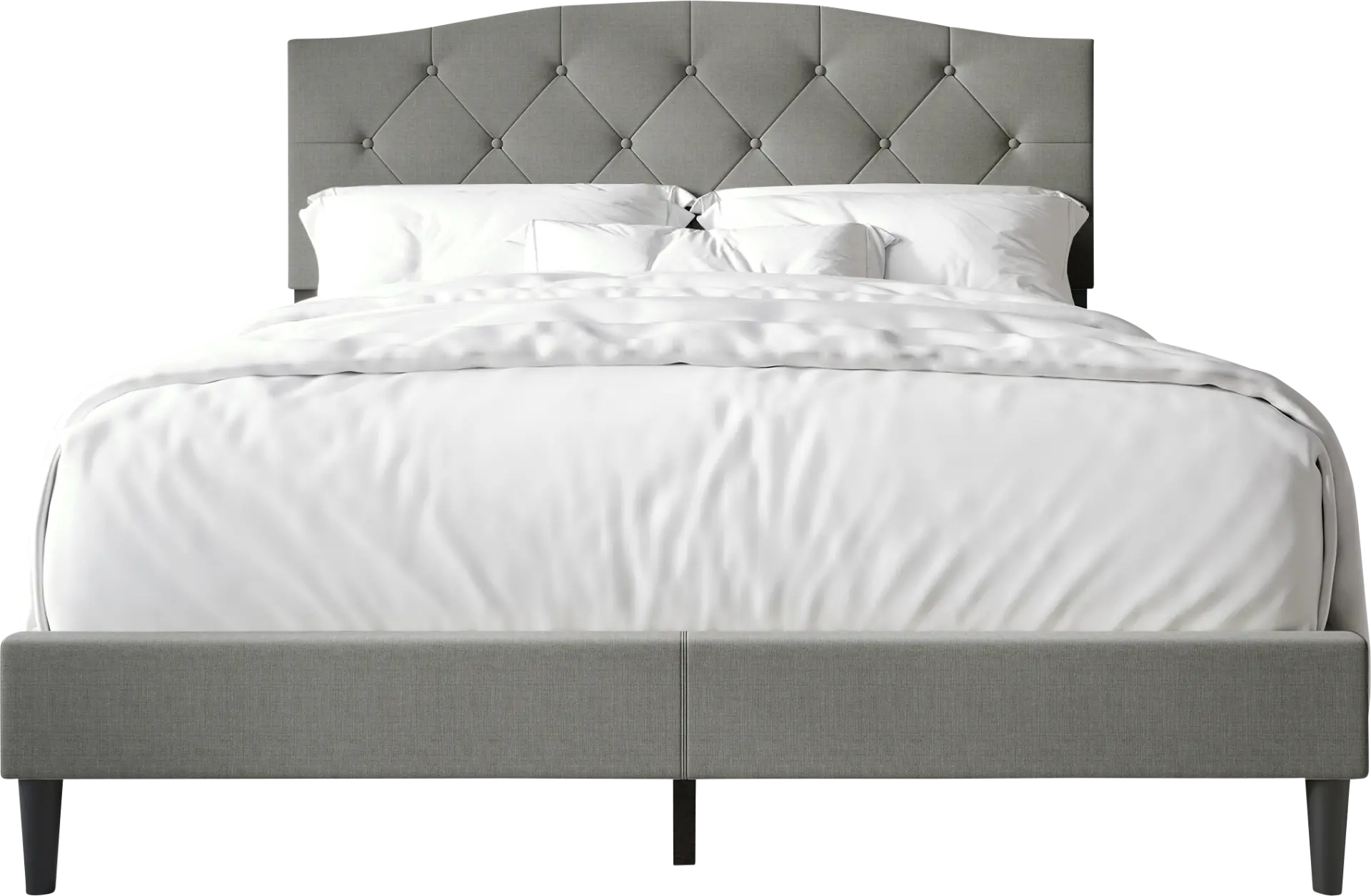 Sprucerow Light Gray Full Bed