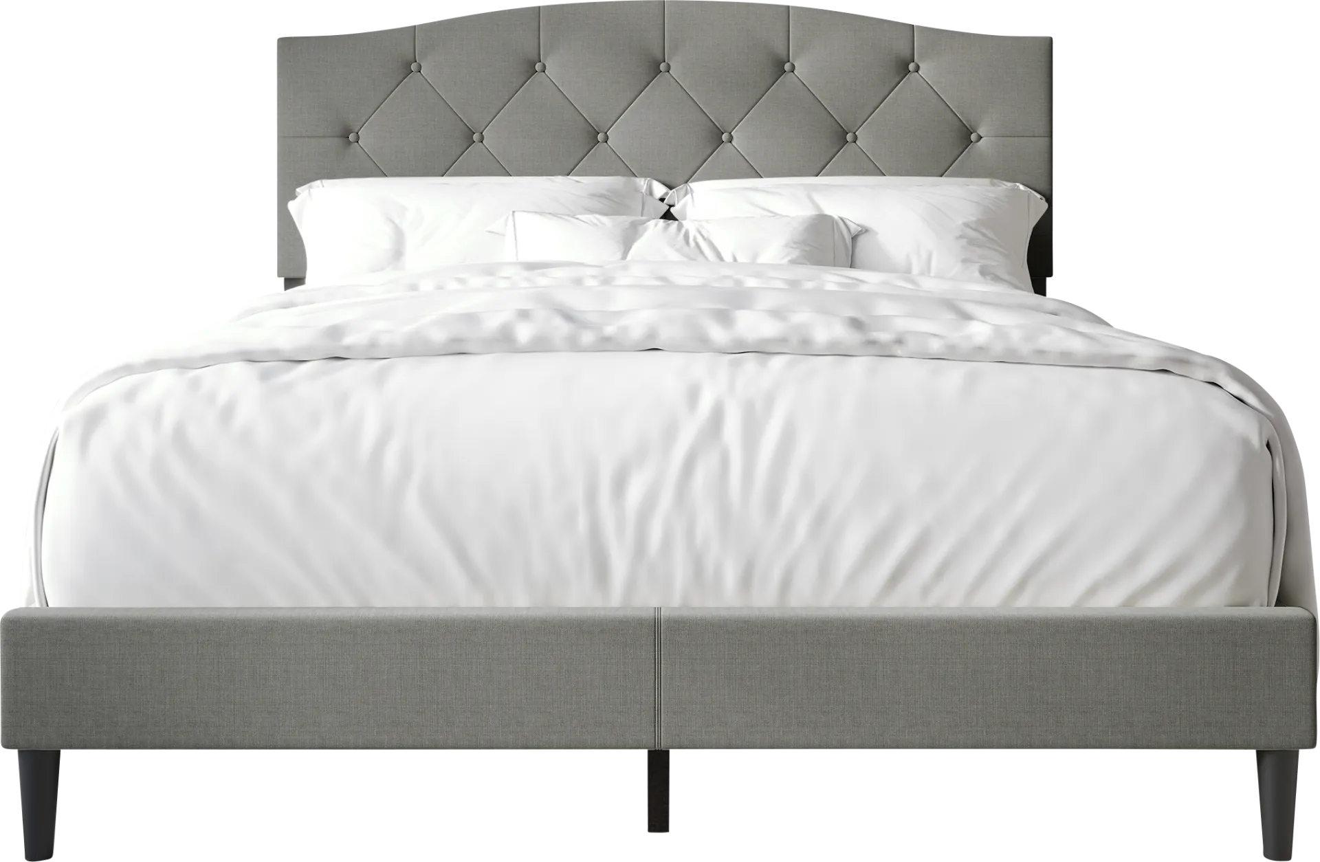 Sprucerow Light Gray King Bed - Image 1