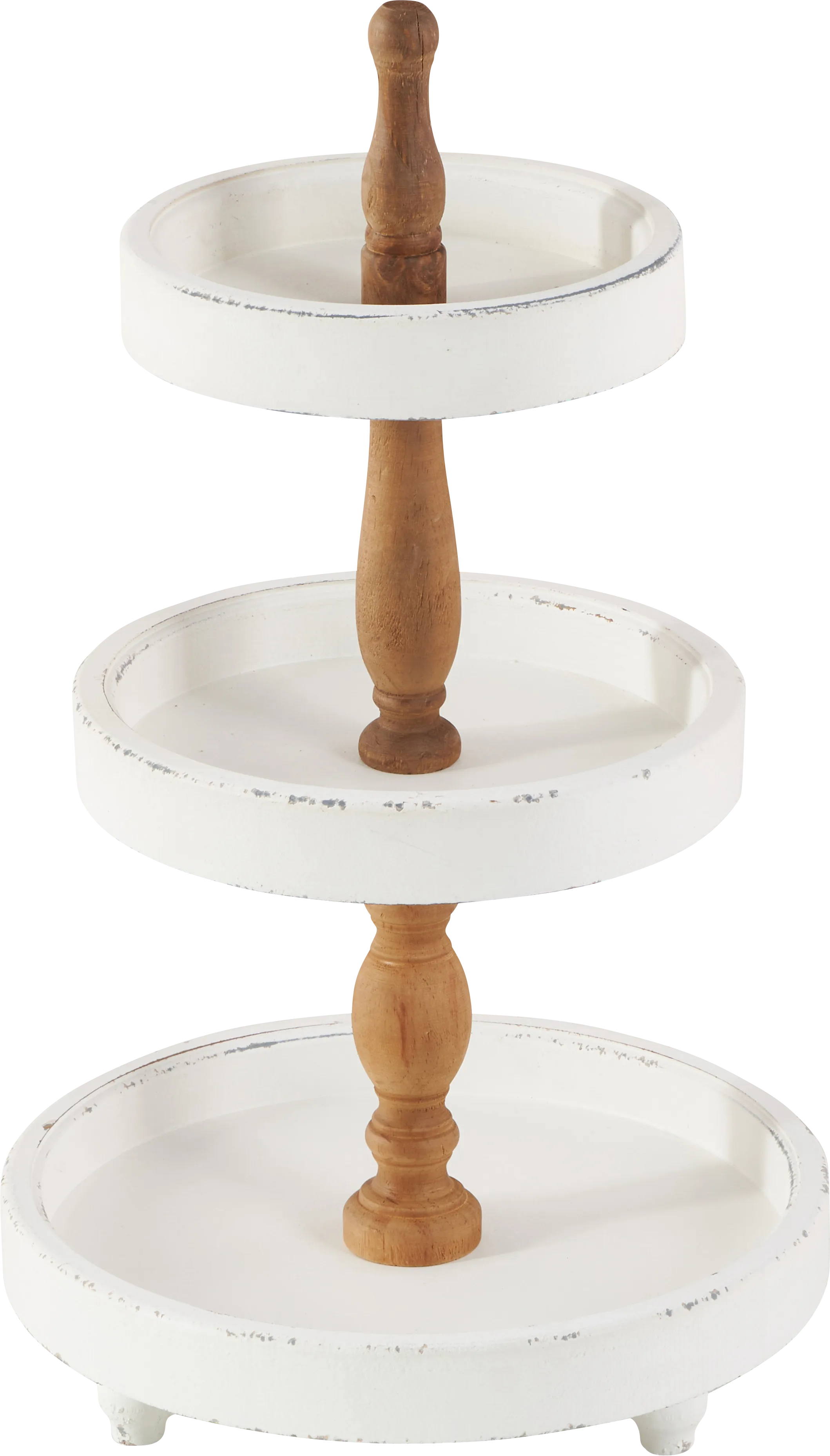 Valky White Tiered Server - Image 1