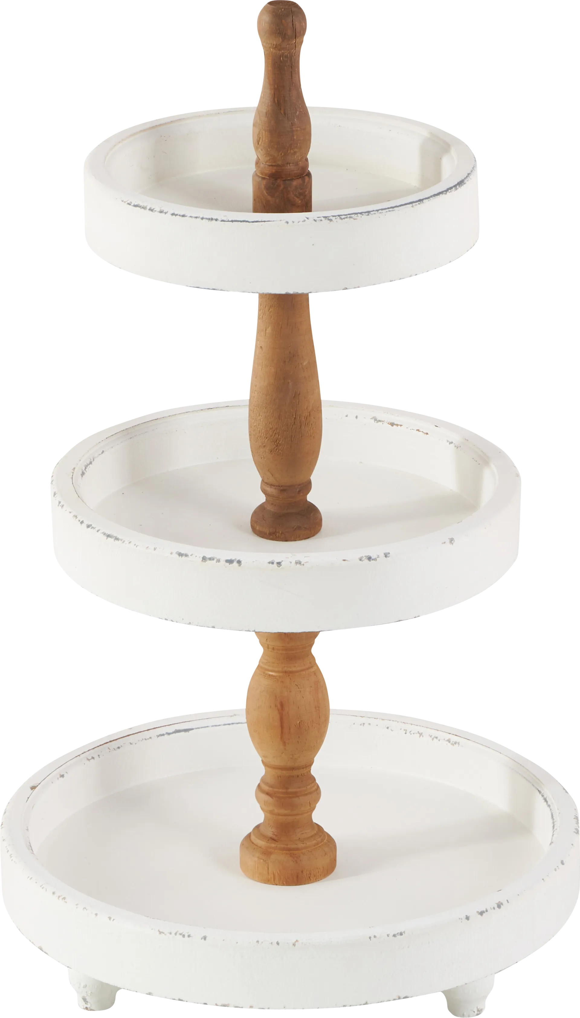 Valky White Tiered Server - Image 1