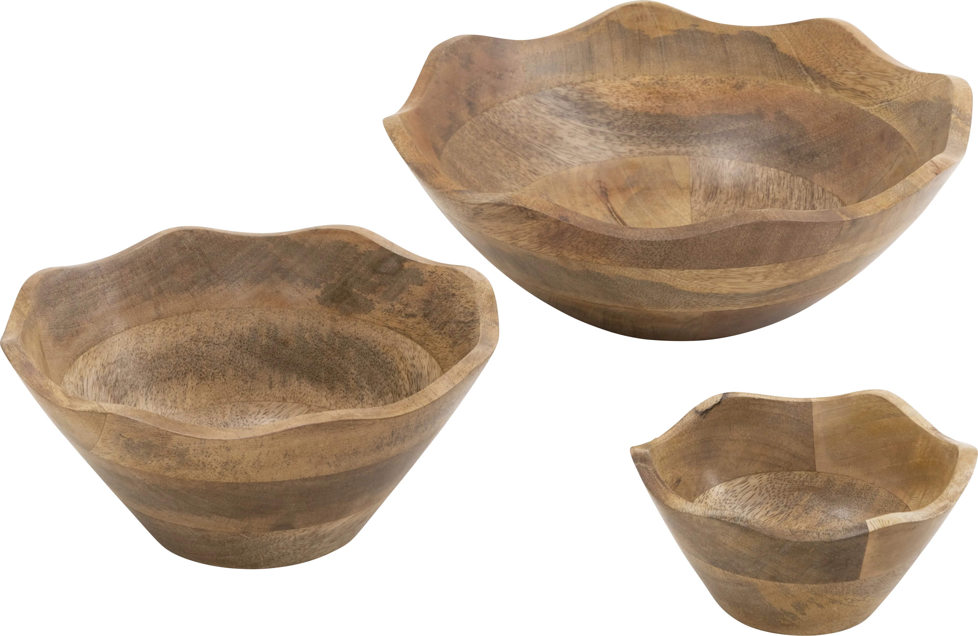 Brodyn Natural Bowl, Set of 3 - Thumbnail - Image 1