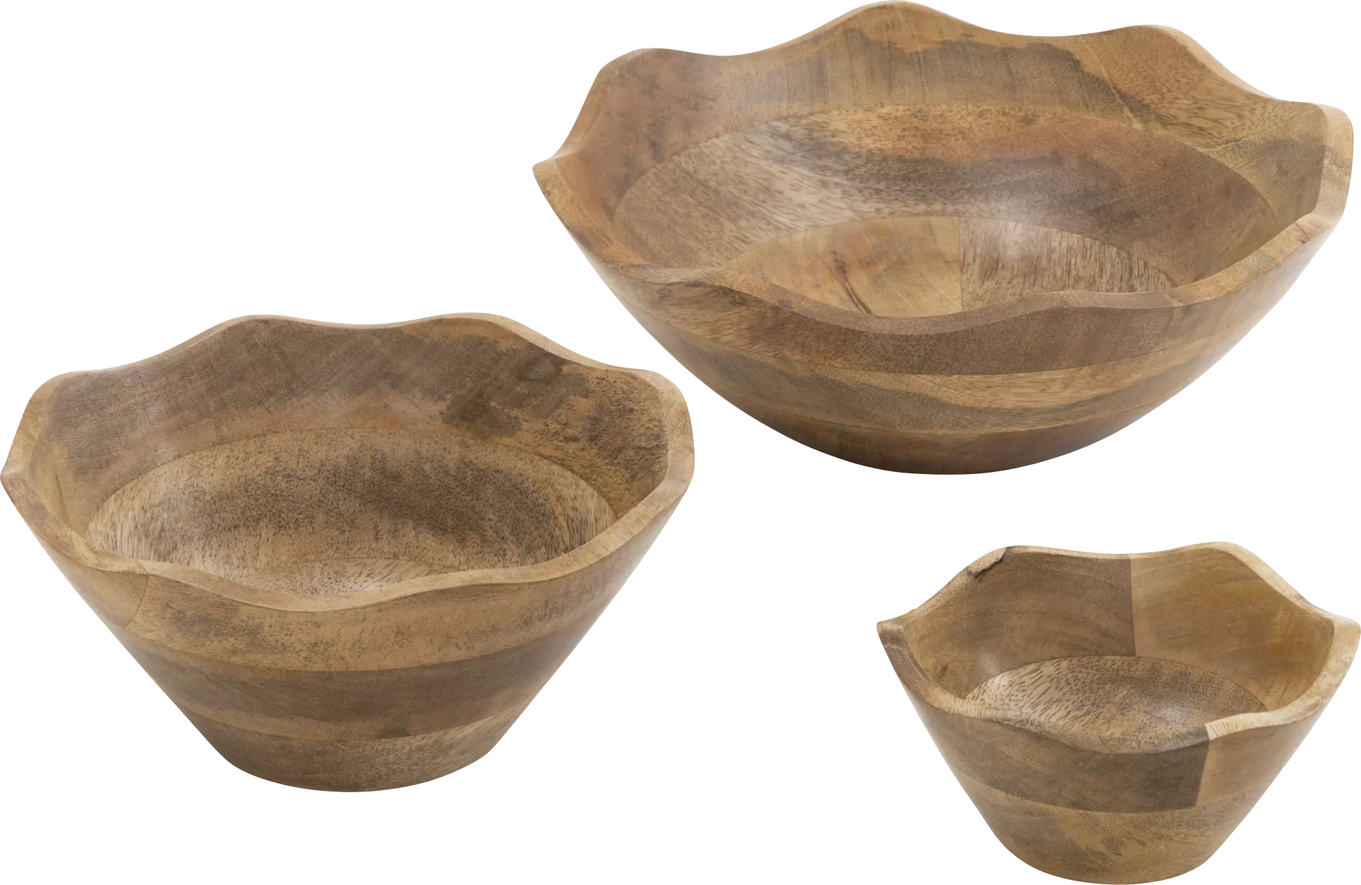 Brodyn Natural Bowl, Set of 3 - Image 1