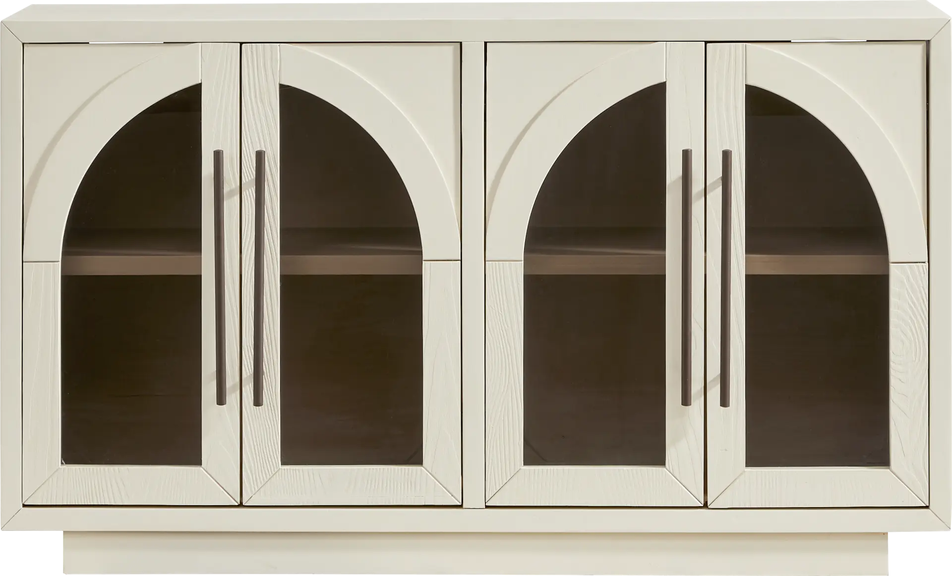 King's Road White Four Door Credenza