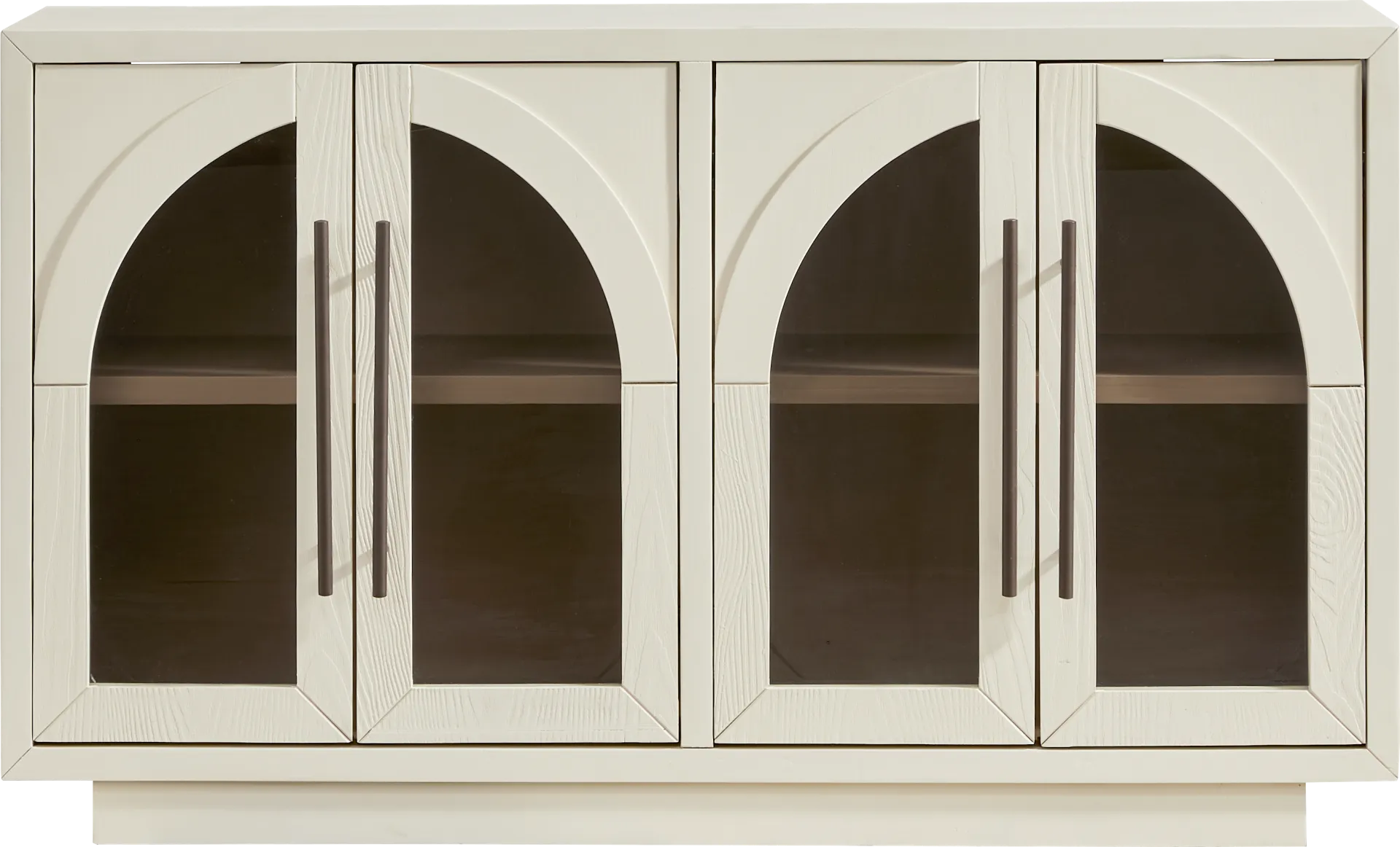 King's Road White Four Door Credenza - Image 1