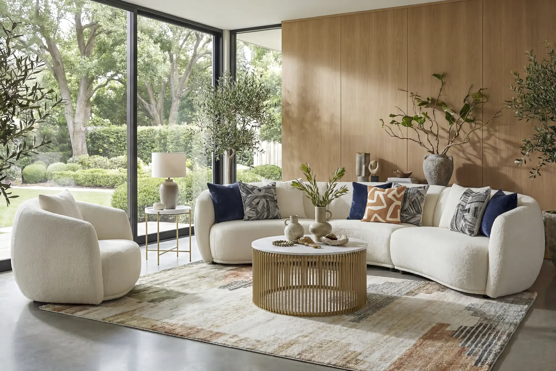 Soho Avenue White 3 Pc Sectional