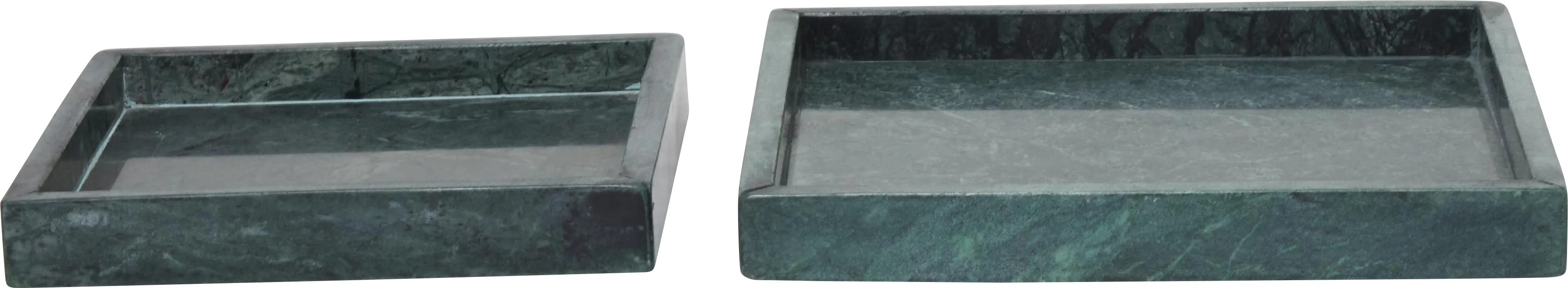 Pudca Green Tray, Set of 2 - Thumbnail - Image 1