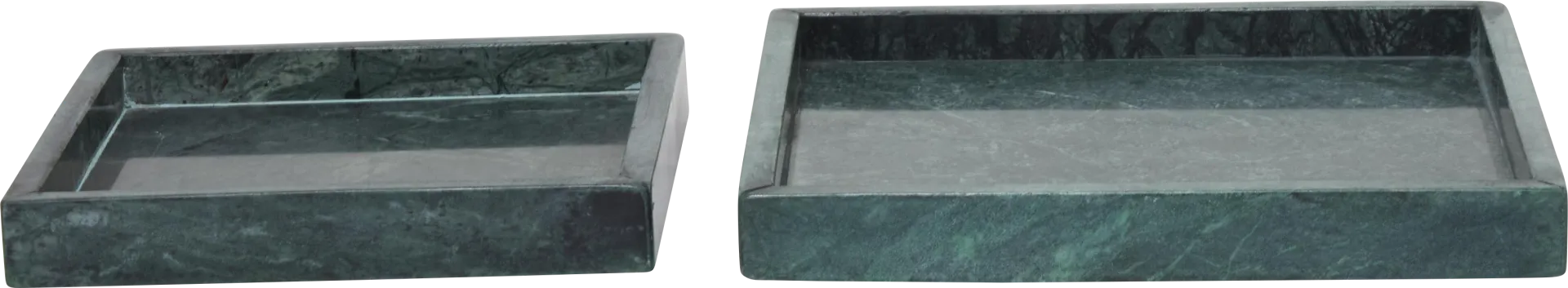 Pudca Green Tray, Set of 2 - Image 1