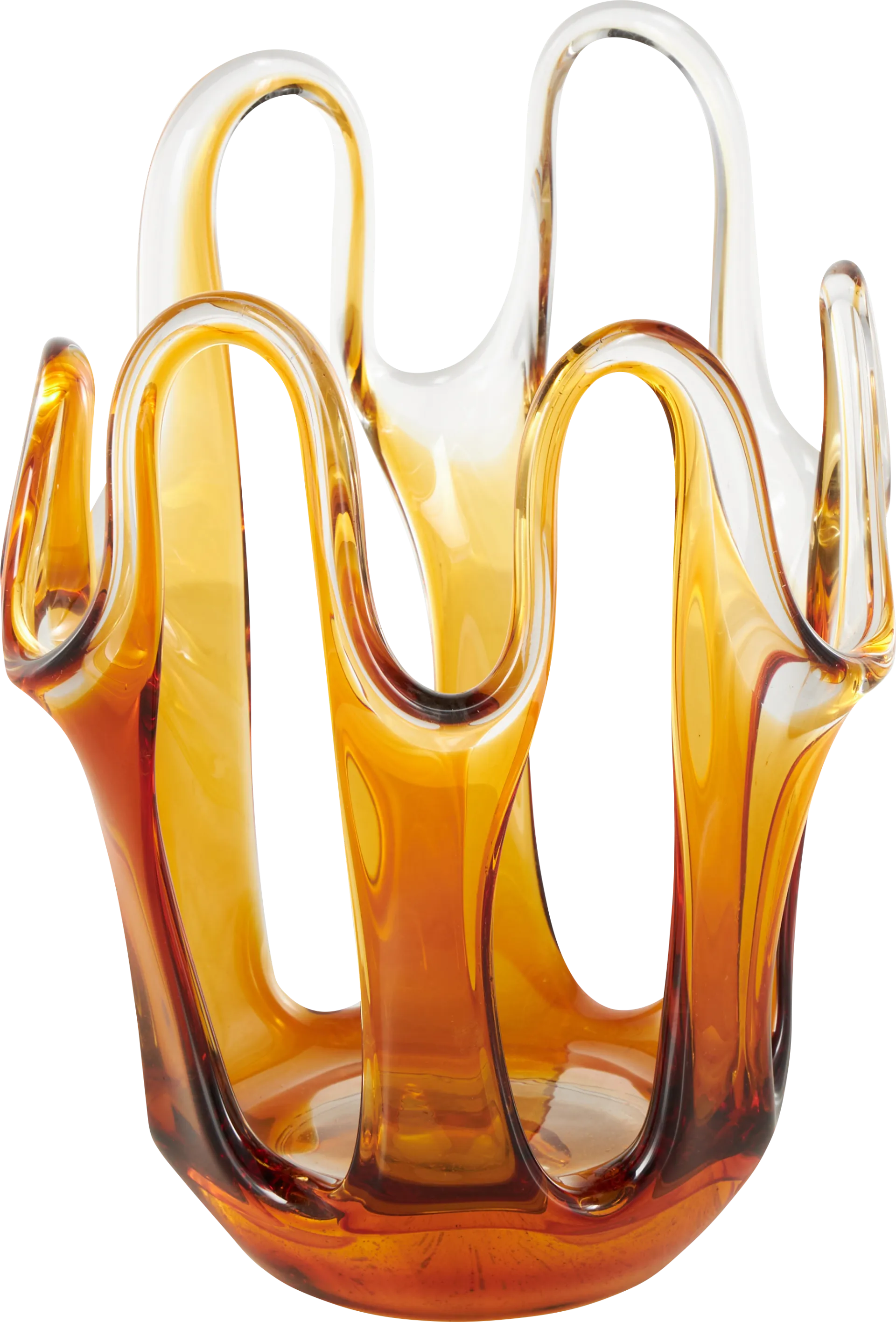 Binya Orange Vase - Image 1