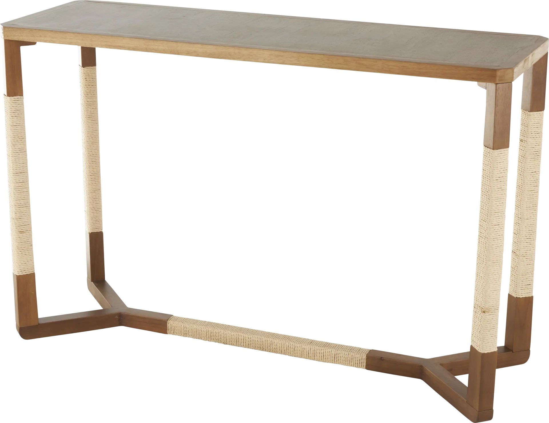 Azavi Brown Console Table - Image 1