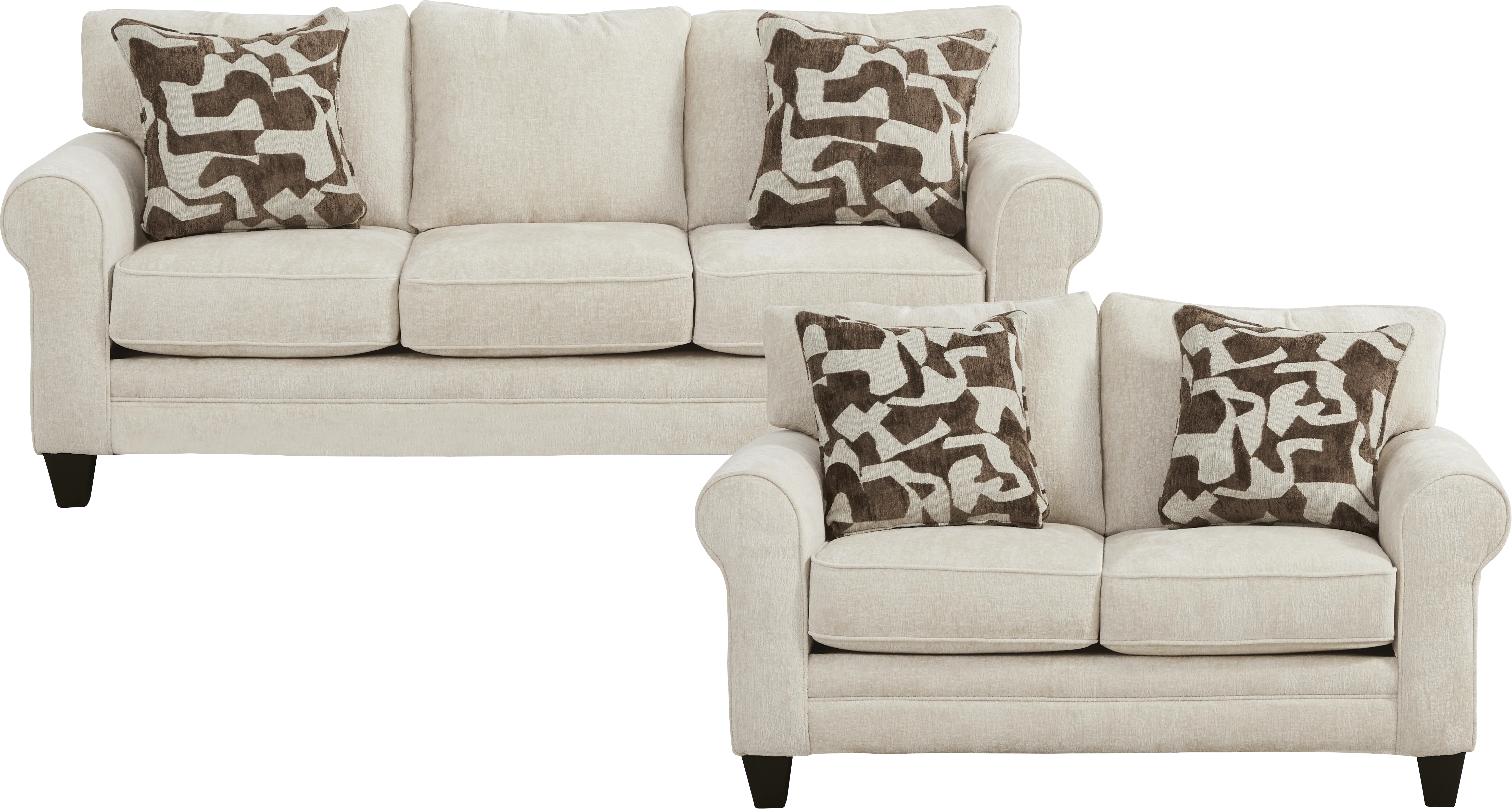 Ellandale Ivory 2 Pc Living Room - Thumbnail - Image 1