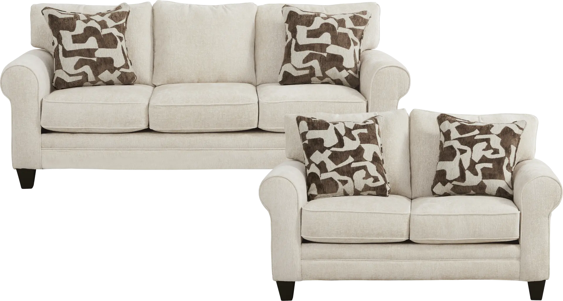 Ellandale Ivory 2 Pc Living Room