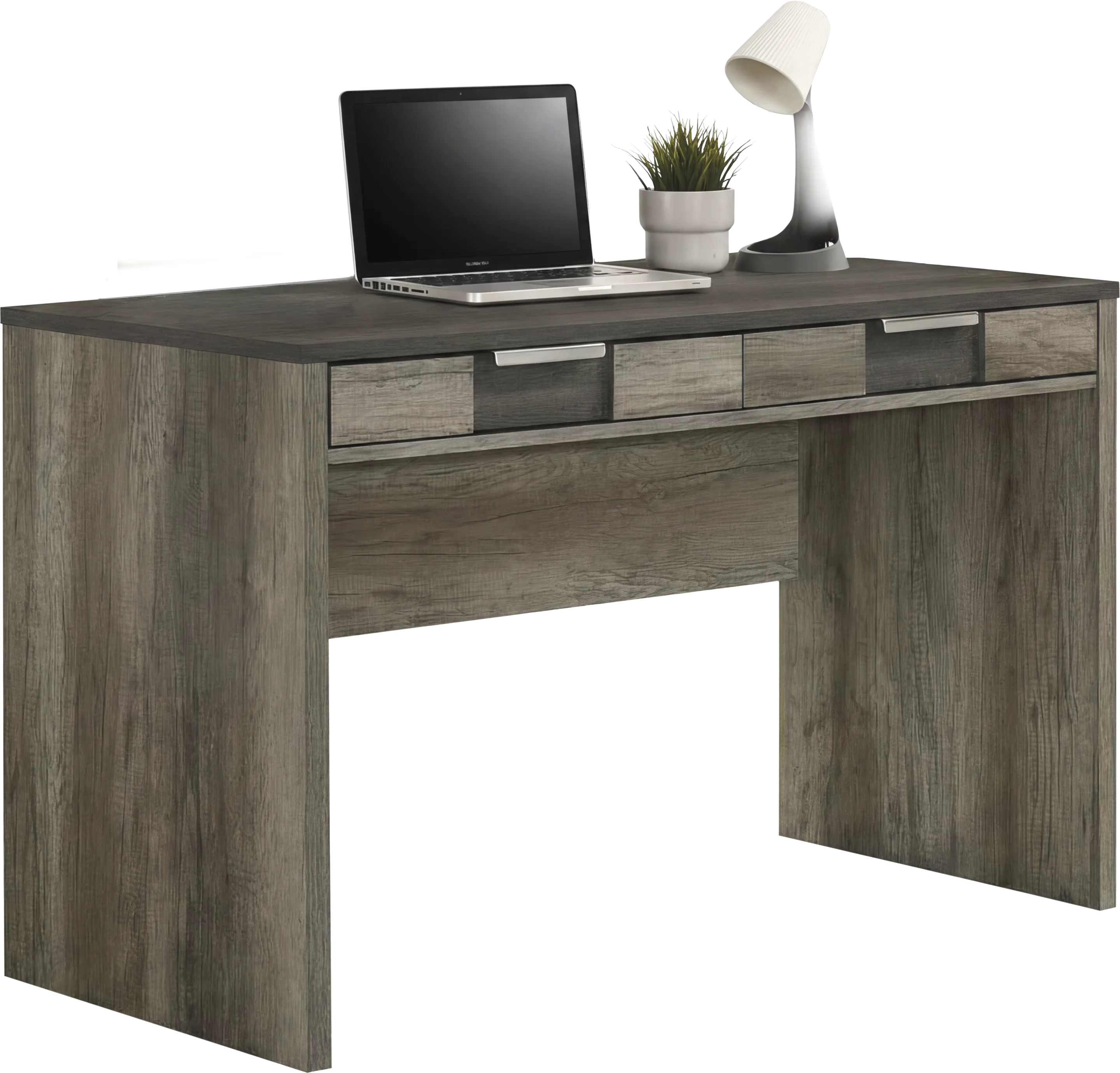 Soundview Gray Writing Desk - Thumbnail - Image 1