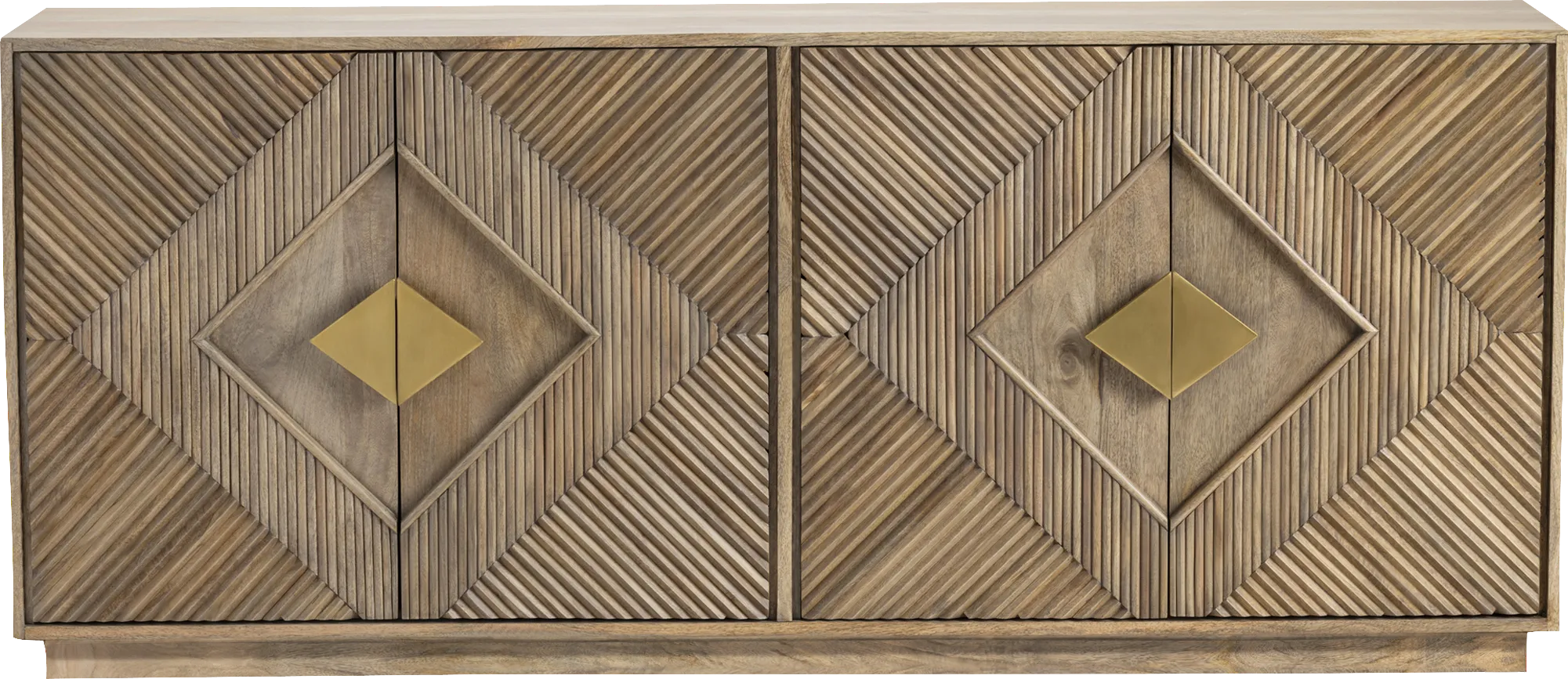 Marimont Brown 4 Door Credenza - Thumbnail - Image 1