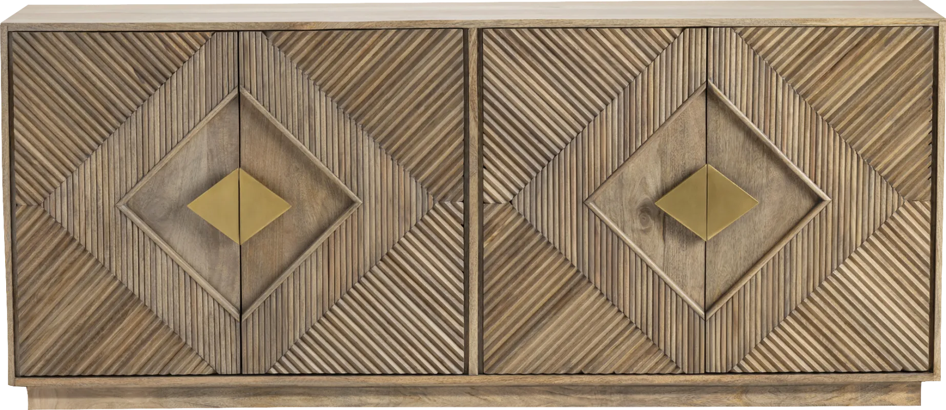 Marimont Brown 4 Door Credenza