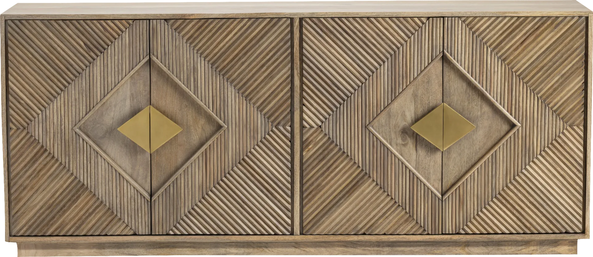 Marimont Brown 4 Door Credenza - Image 1