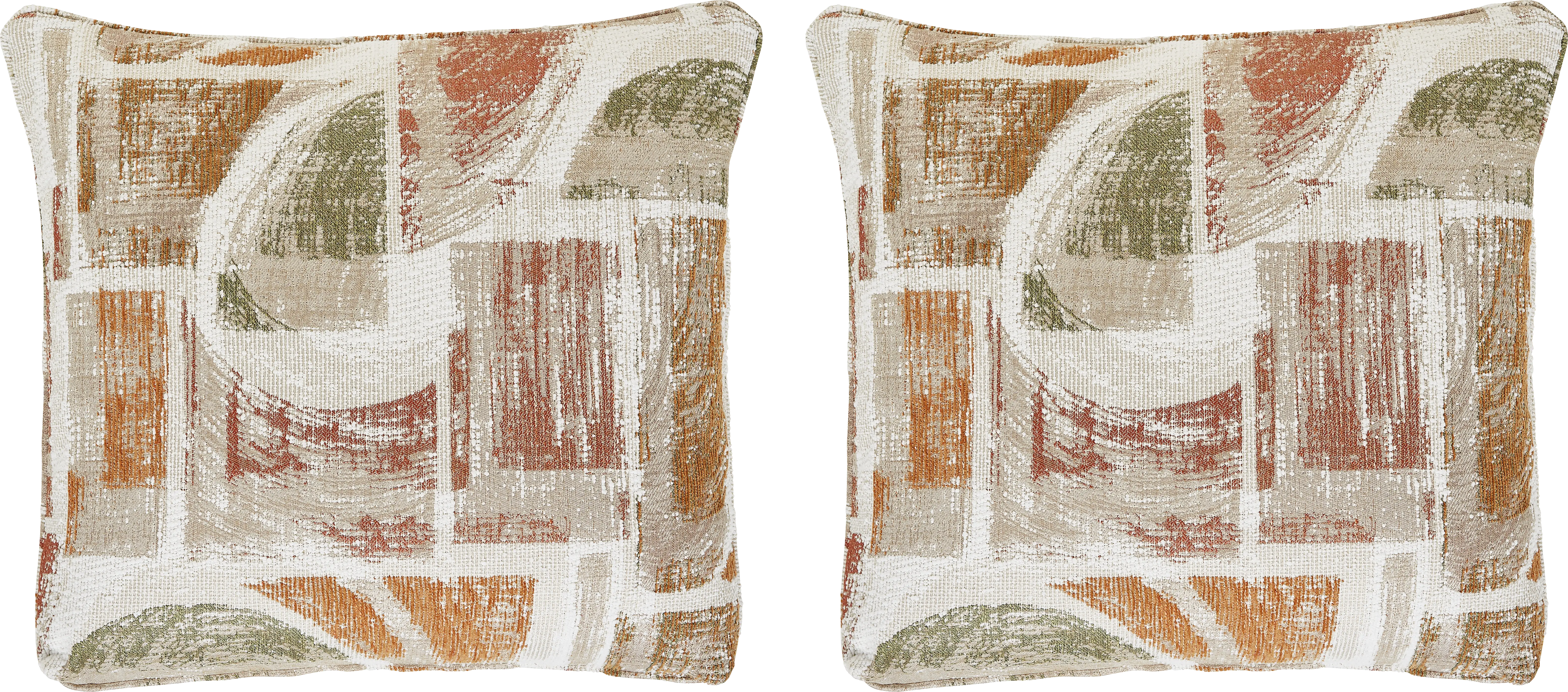 Zaybin Russet Accent Pillow, Pair of 2 - Thumbnail - Image 1