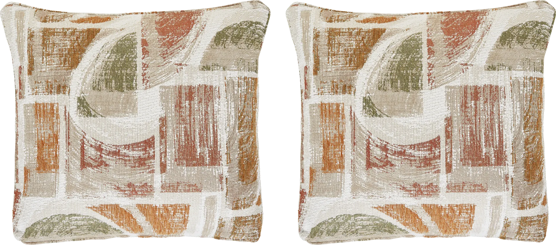 Zaybin Russet Accent Pillow, Pair of 2 - Image 1