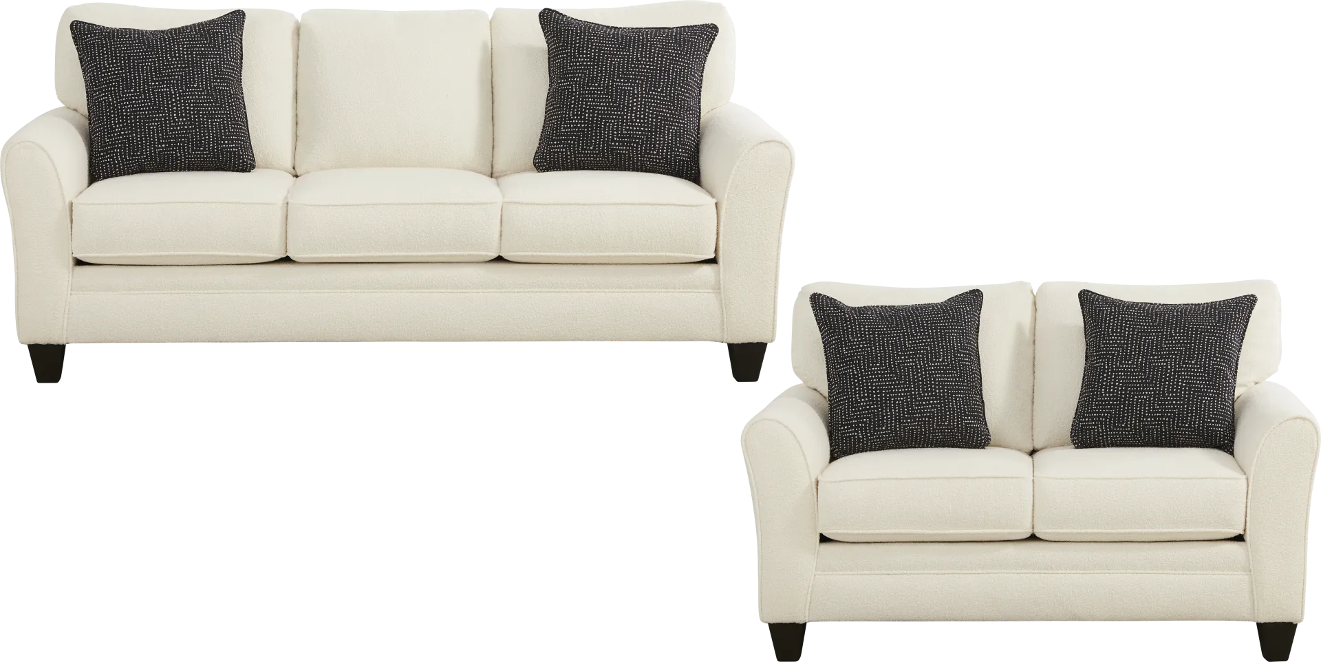 Catherine Bone 2 Pc Living Room - Image 1
