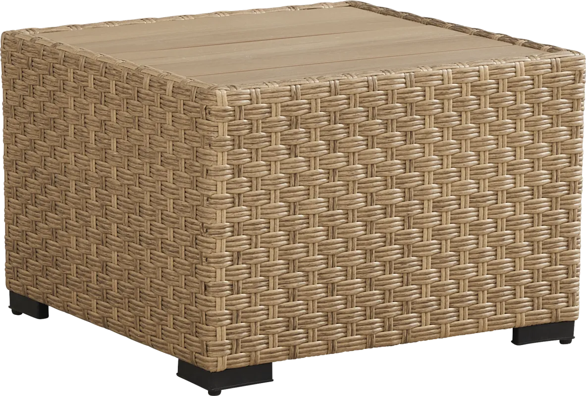 Rialto II Natural Outdoor End Table