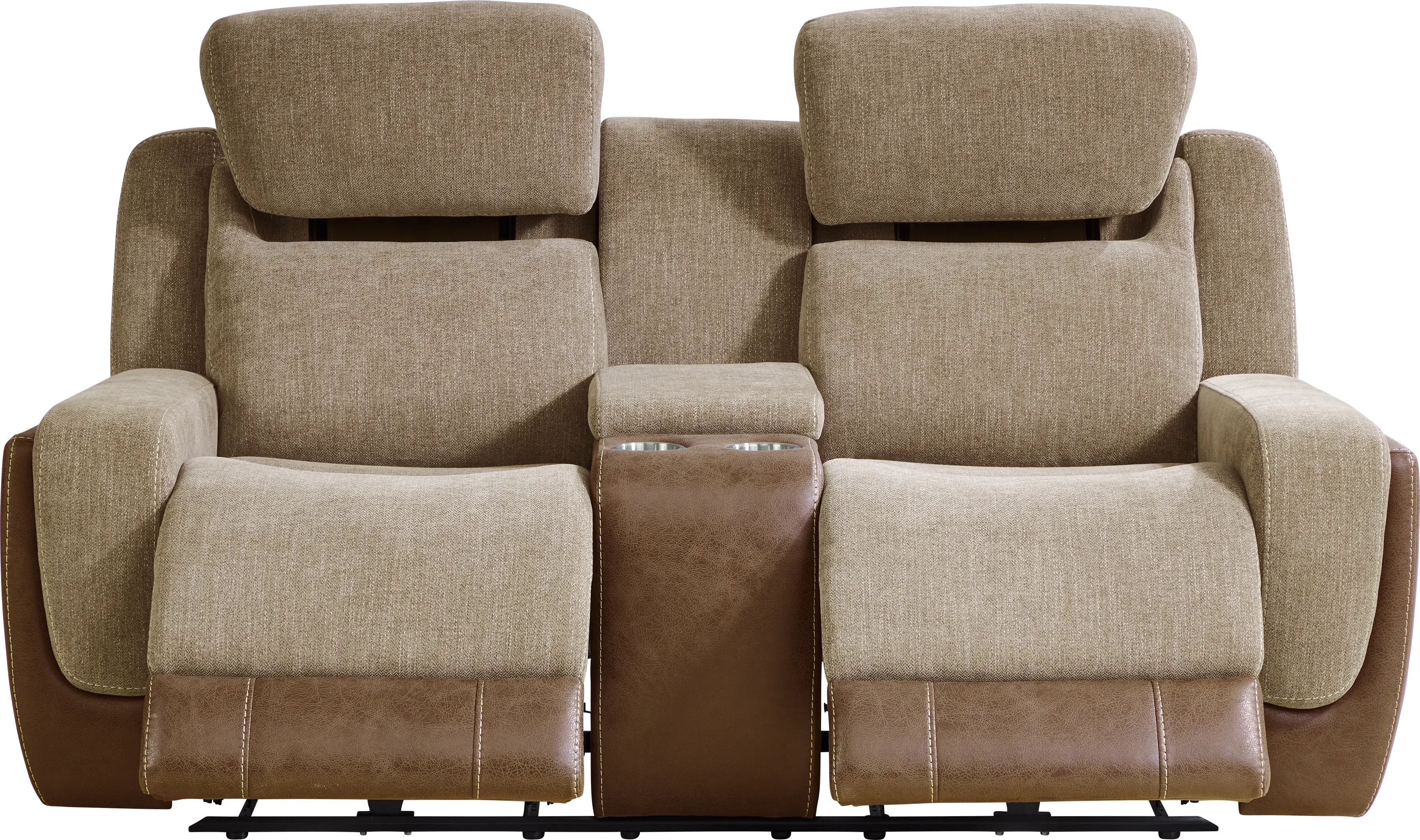 State Street Camel 3 Pc Dual Power Reclining Living Room - Thumbnail - Image 4