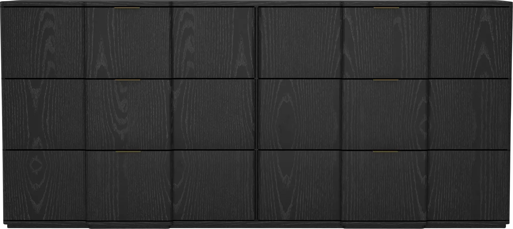 Viwan Black/Gold Dresser
