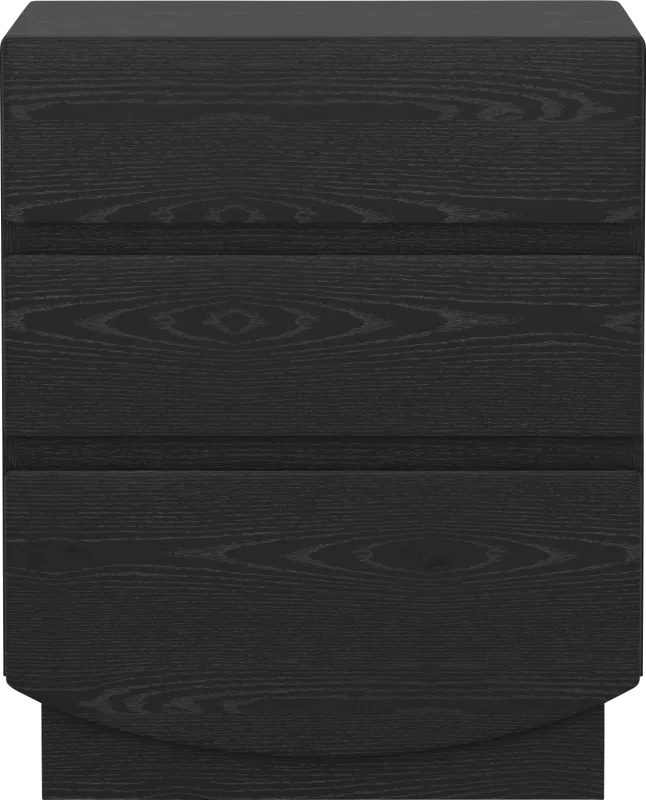 Salhu Black Nightstand