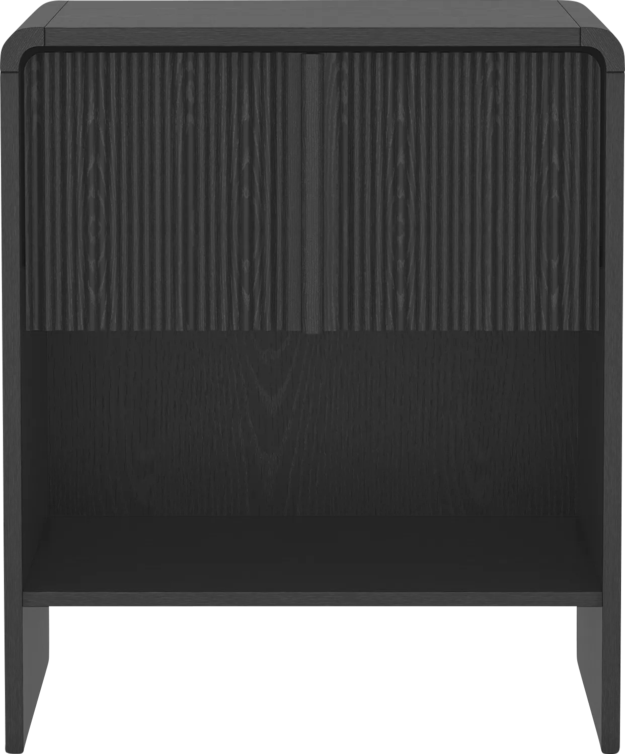Bilwu I Black Nightstand - Image 1