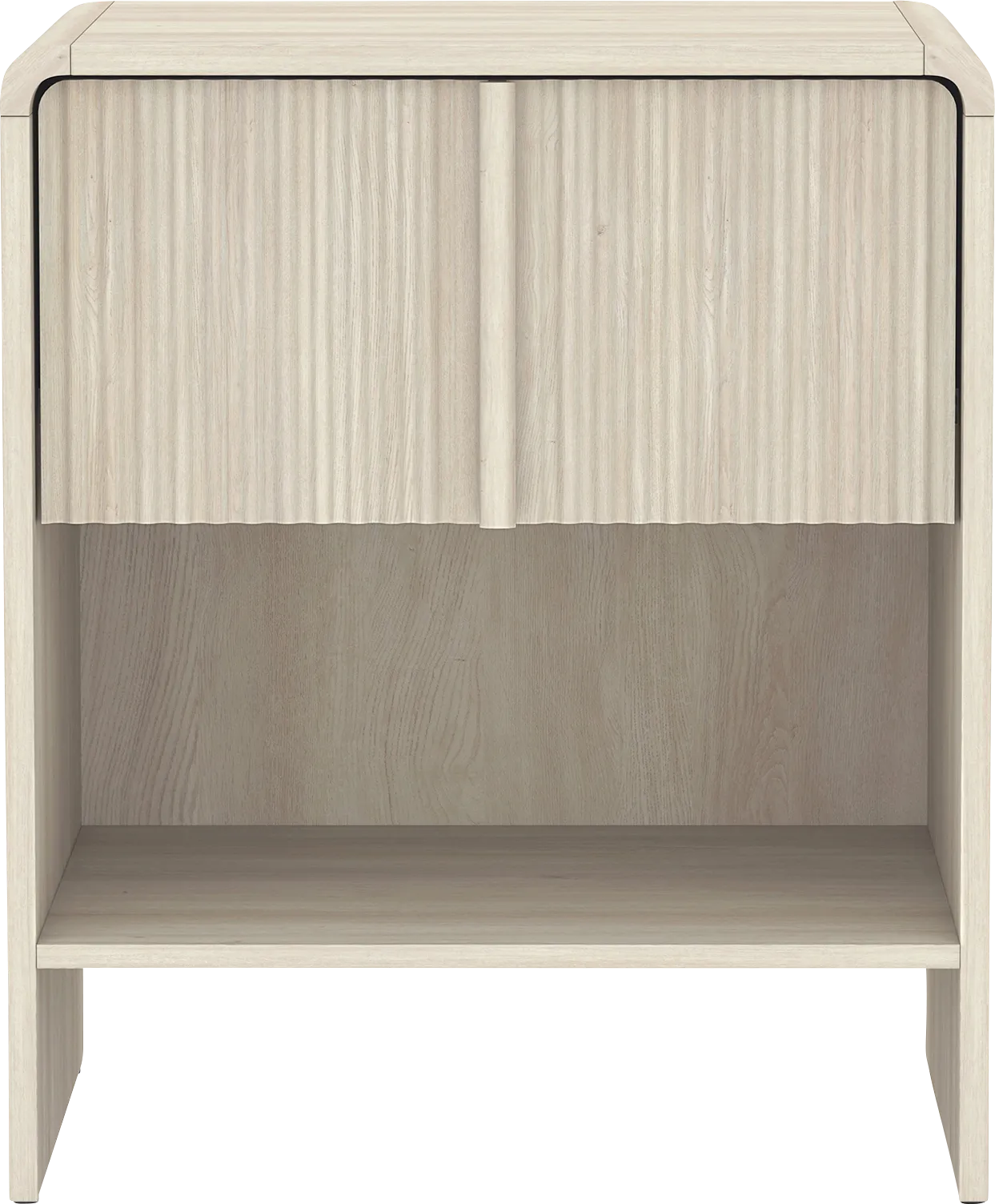 Bilwu I Washed White Nightstand - Image 1