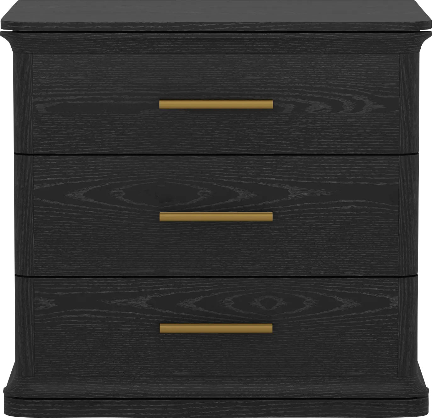 Kilde II Black Nightstand - Thumbnail - Image 1