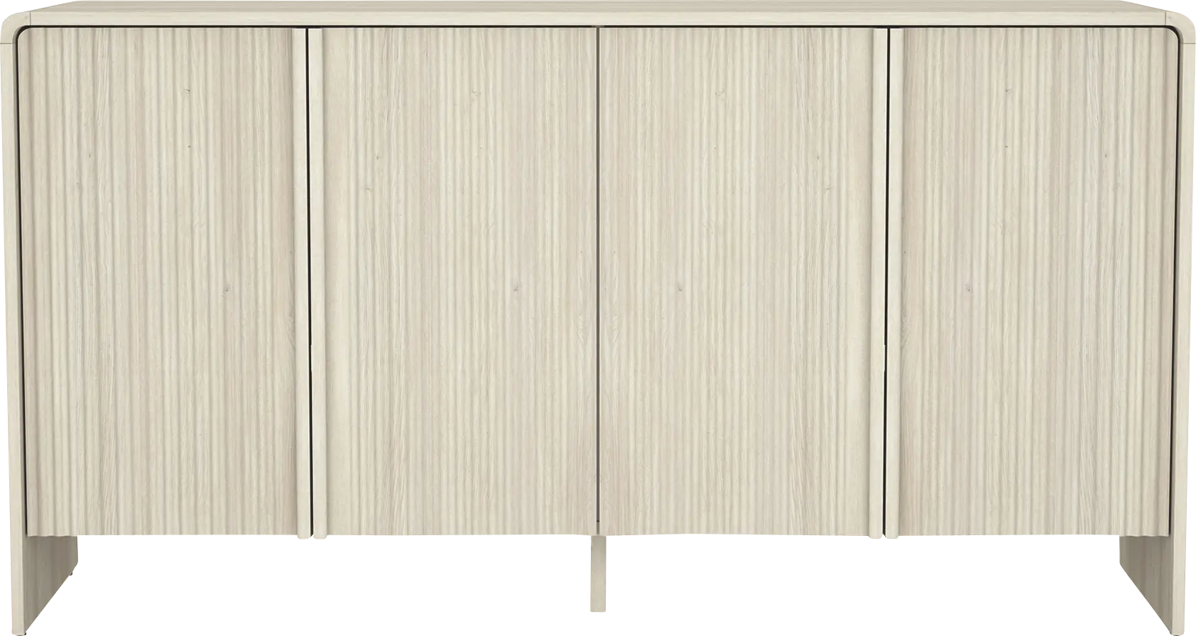 Bilwu Washed White Sideboard