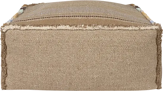 Handloom Puebla Brown Pouf