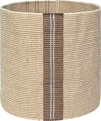 Handloom Natural/Brown Basket - Image 1