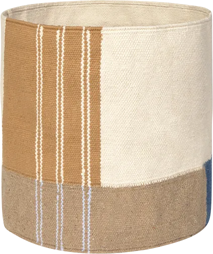 Handloom Natural/Multi Basket - Thumbnail - Image 1